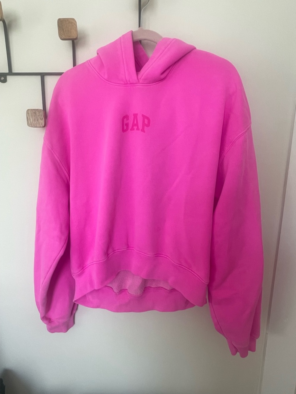 GAP Women's Hot Pink Oversized Hoodie